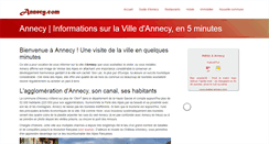 Desktop Screenshot of annecy.com