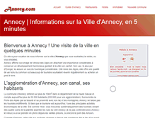 Tablet Screenshot of annecy.com