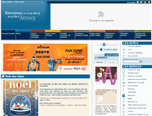 Tablet Screenshot of annecy.fr